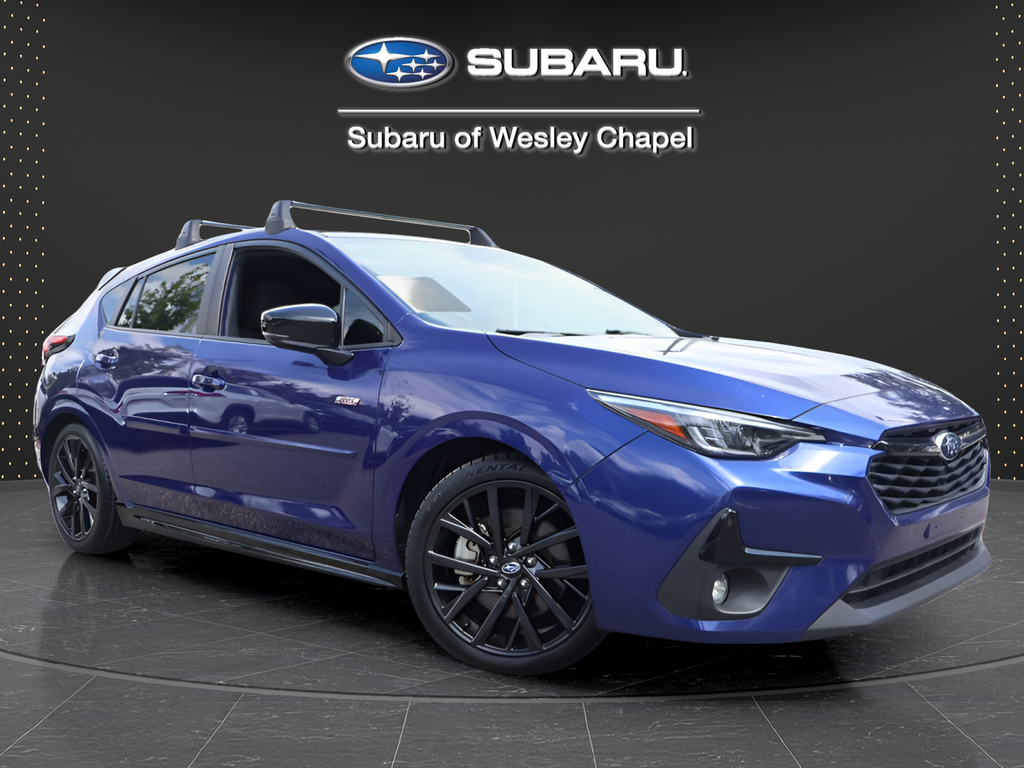 Sapphire Blue Pearl 2024 Subaru Impreza Wagon All-Wheel Drive Continuously Variable Transmission