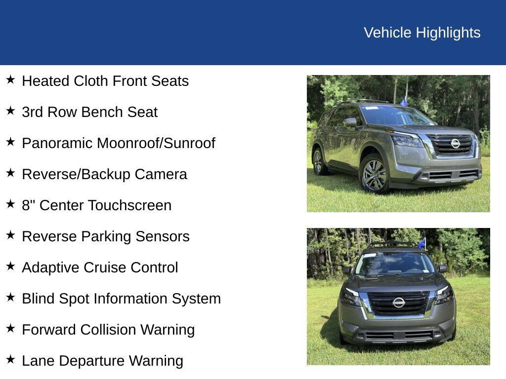 2024 Nissan Pathfinder SV FWD