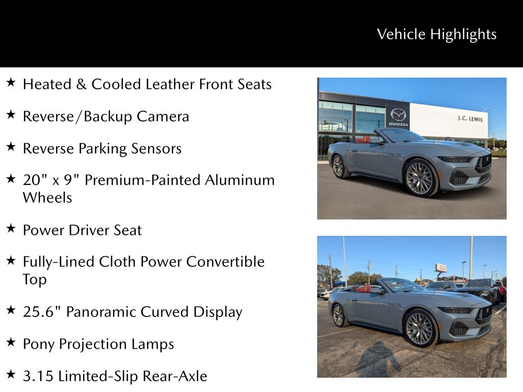 2025 Ford Mustang GT Premium Convertible
