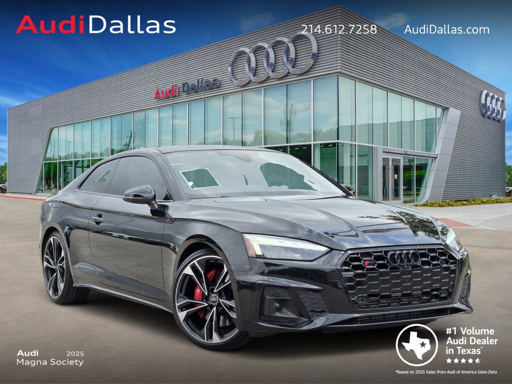 Mythos Black Metallic 2023 Audi S5 3.0T quattro Premium Plus Coupe AWD Coupe All-Wheel Drive 8-Speed Automatic
