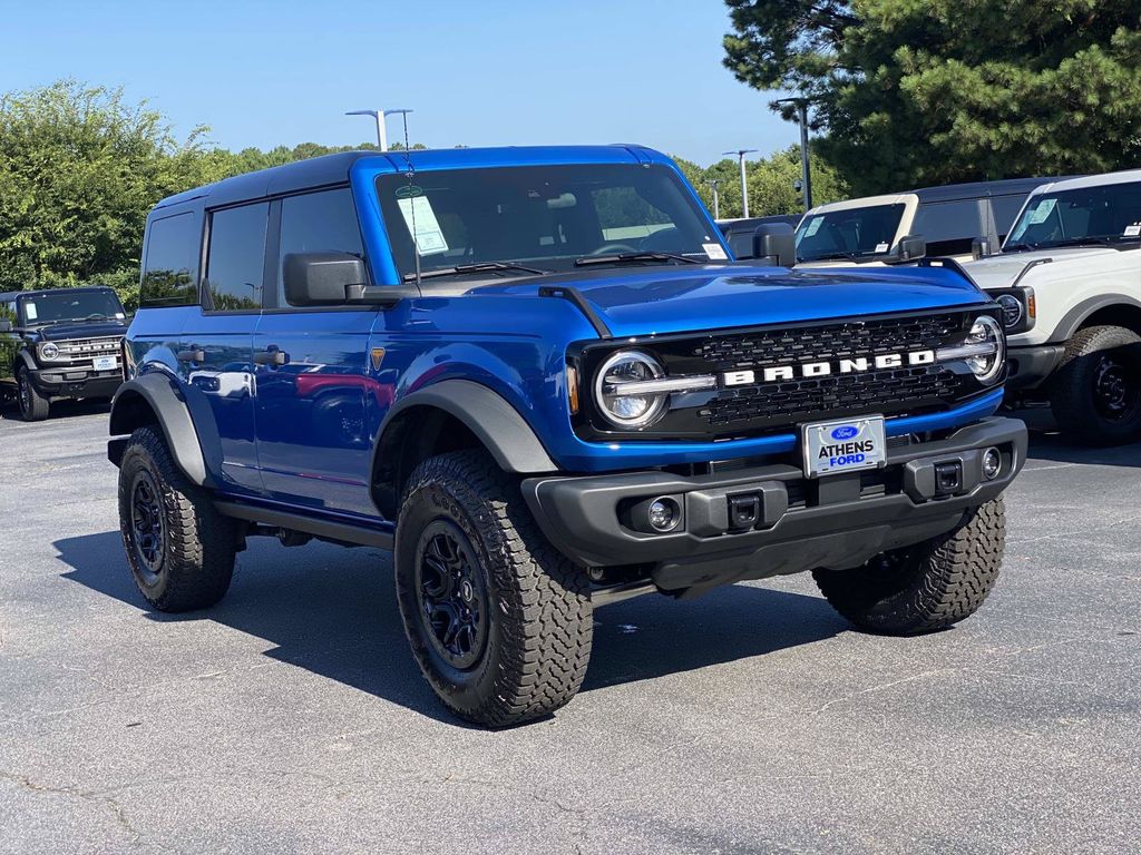Velocity Blue Metallic 2026 Ford Bronco SUV / Crossover Four-Wheel Drive Automatic