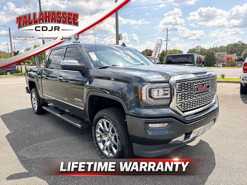 Dark Slate Metallic 2018 GMC Sierra 1500 Pickup Truck Four-Wheel Drive 8-Speed Automatic Overdrive