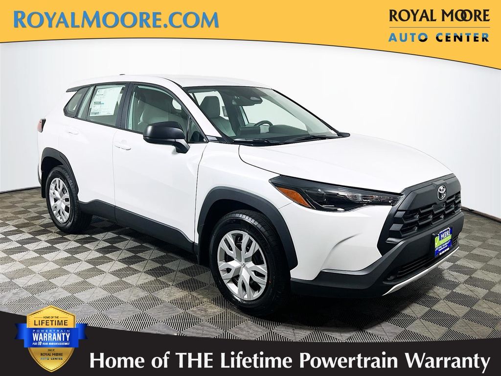 White (Wind Chill Pearl) 2026 Toyota Corolla Cross L AWD SUV / Crossover All-Wheel Drive Continuously Variable Transmission