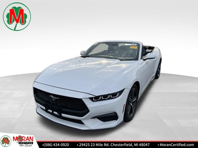 Oxford White 2024 Ford Mustang EcoBoost Premium Convertible RWD Convertible Rear-Wheel Drive Automatic