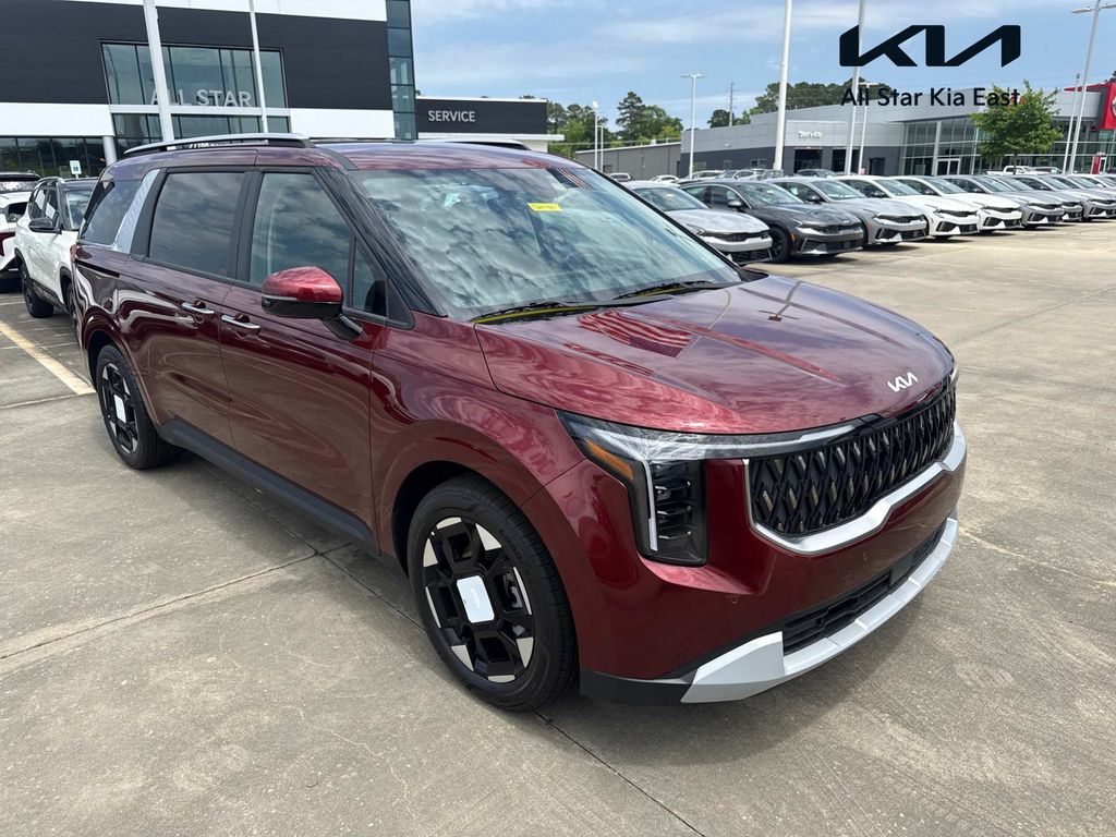 Flare Red 2026 Kia Carnival Minivan Front-Wheel Drive 8-Speed Automatic