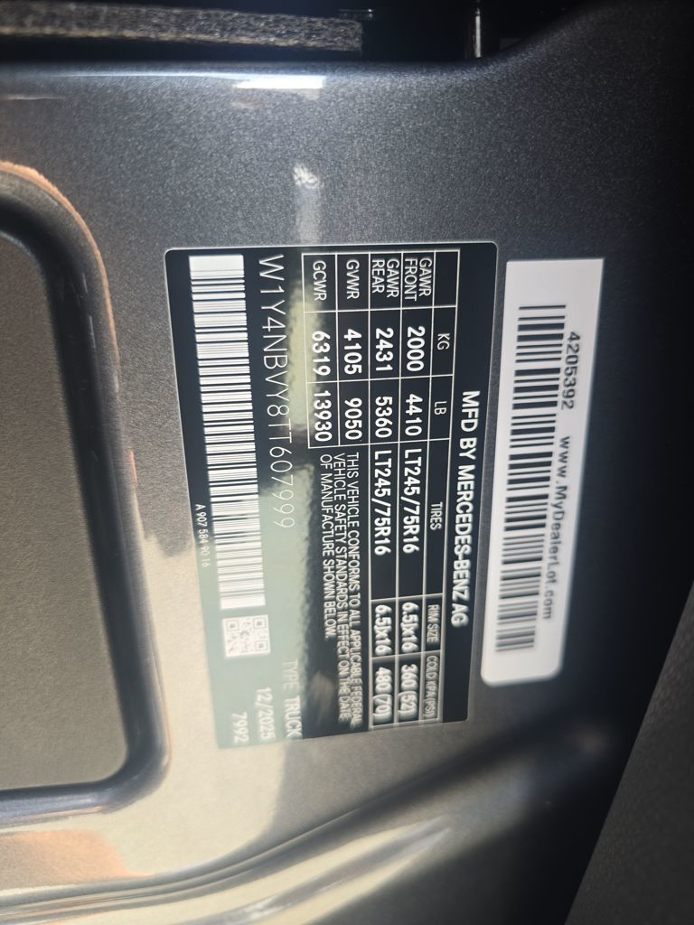 2026 Mercedes-Benz Sprinter 2500 Cargo 144 WB Gray at John Sisson Motors