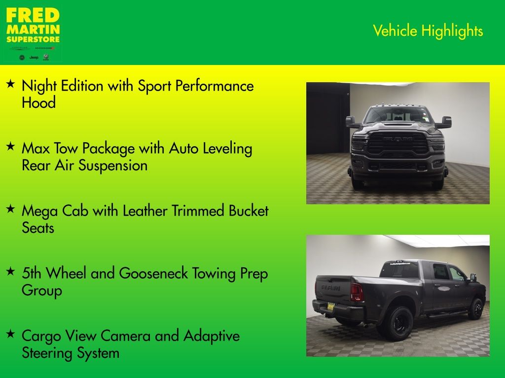 new 2026 Ram 3500 car, priced at $85,297