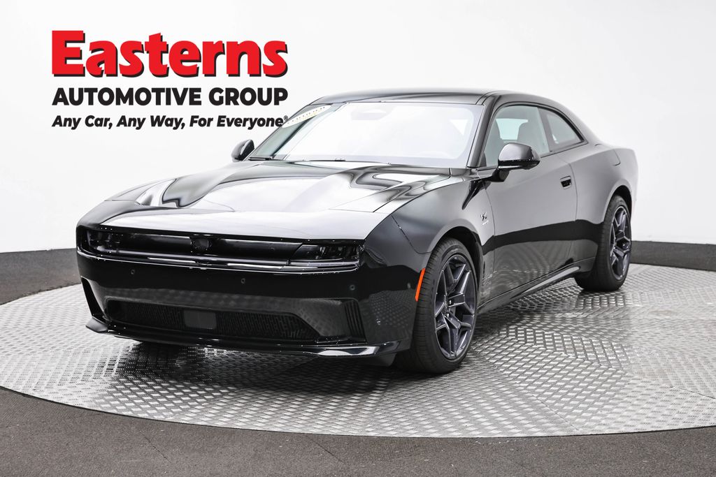 Diamond Black Crystal Pearlcoat 2024 Dodge Charger Daytona R/T AWD Coupe All-Wheel Drive 1-Speed Automatic