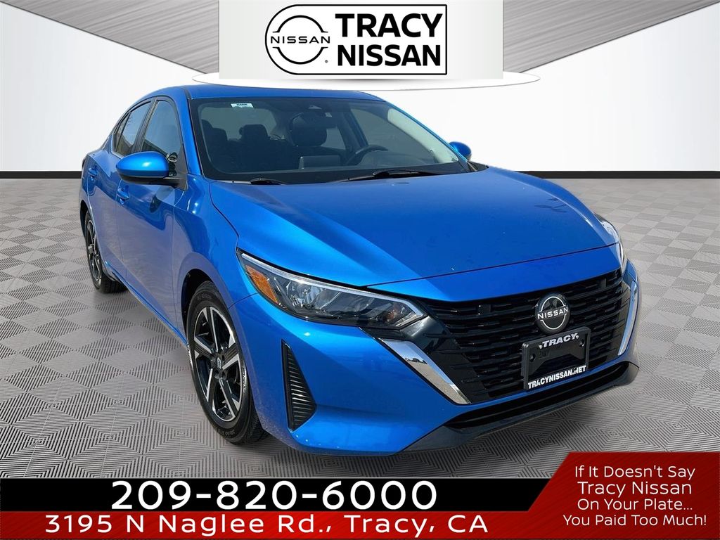 Electric Blue Metallic 2024 Nissan Sentra Sedan Front-Wheel Drive Continuously Variable Transmission