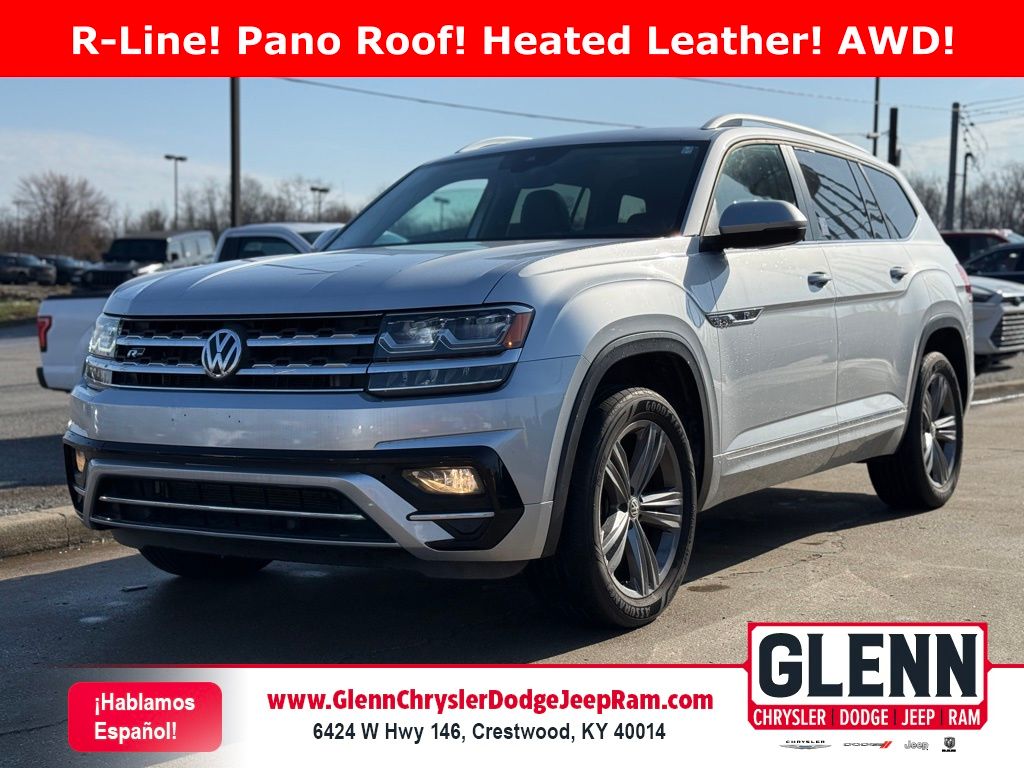 Reflex Silver Metallic 2018 Volkswagen Atlas SEL 4Motion SUV / Crossover All-Wheel Drive 8-Speed Automatic