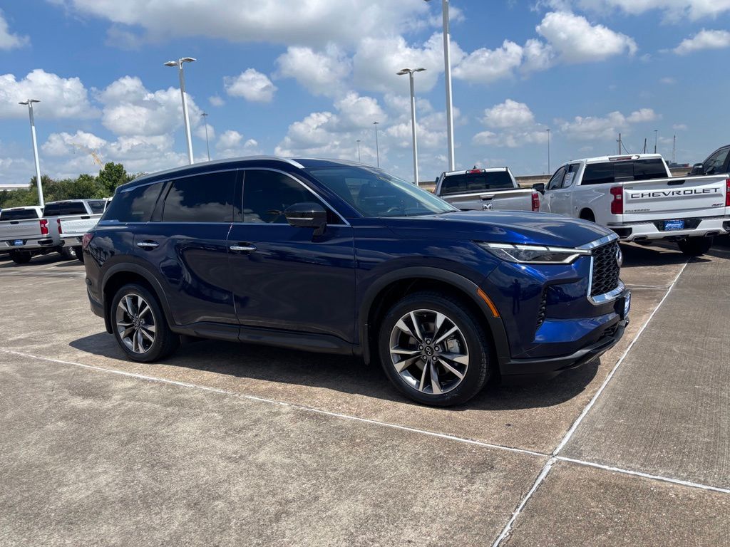2023 INFINITI QX60 LUXE Blue at Westside Lexus