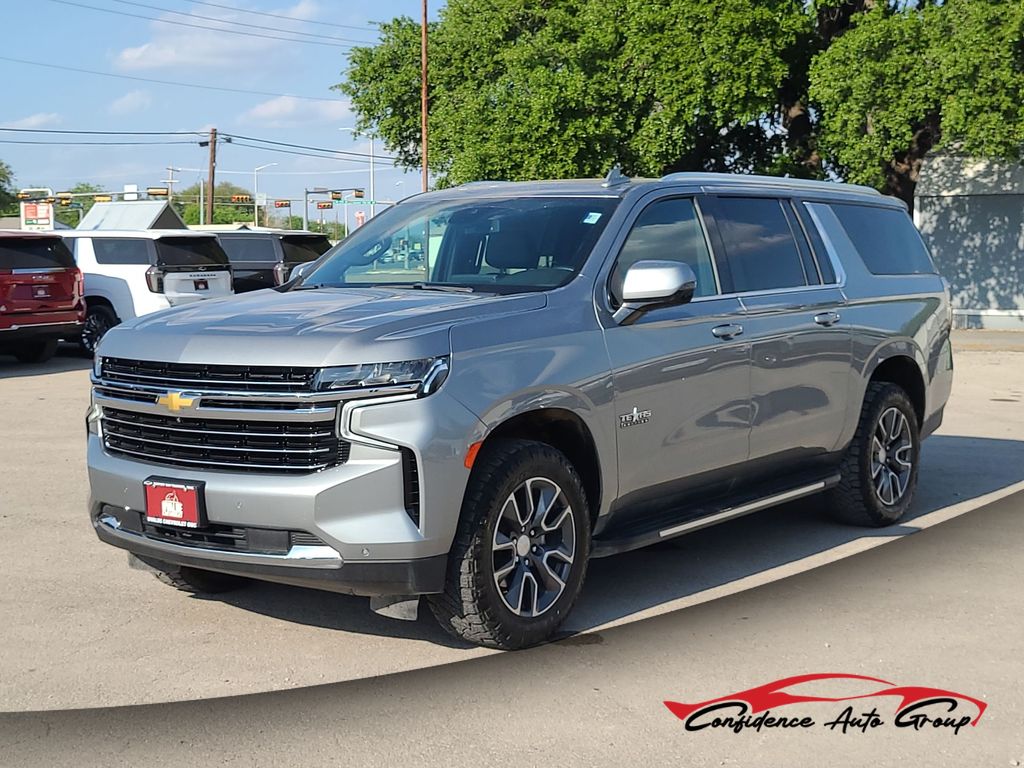 Sterling Gray Metallic 2023 Chevrolet Suburban LT 4WD SUV / Crossover Four-Wheel Drive Automatic
