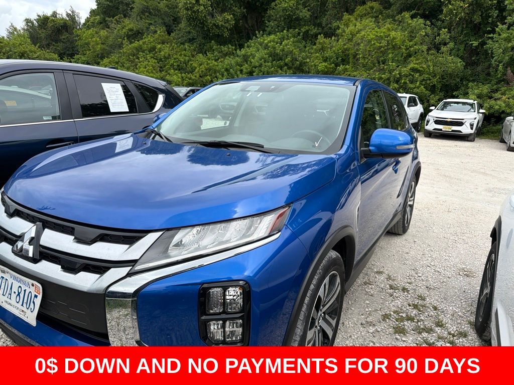 Octane Blue Metallic 2025 Mitsubishi Outlander Sport SE AWC SUV / Crossover All-Wheel Drive Continuously Variable Transmission