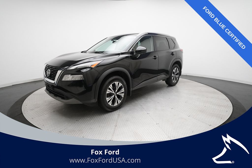 Black 2021 Nissan Rogue SUV / Crossover All-Wheel Drive Continuously Variable Transmission