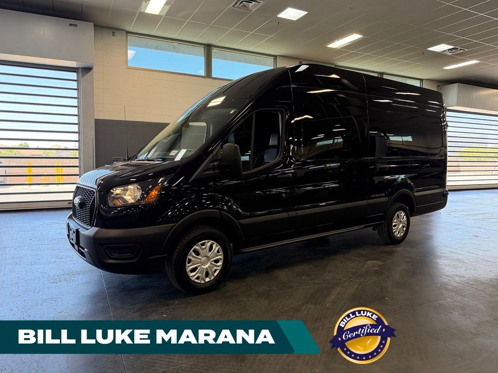 Agate Black Metallic 2025 Ford Transit Cargo Van Rear-Wheel Drive