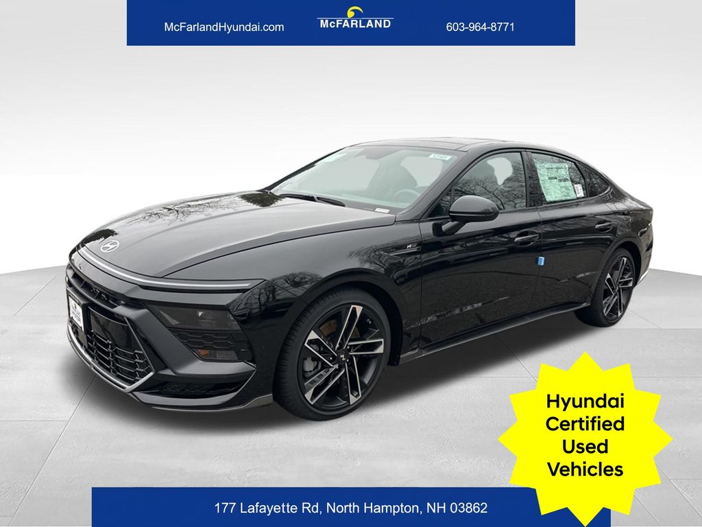 Abyss Black 2026 Hyundai Sonata Sedan Front-Wheel Drive 8-Speed Automatic
