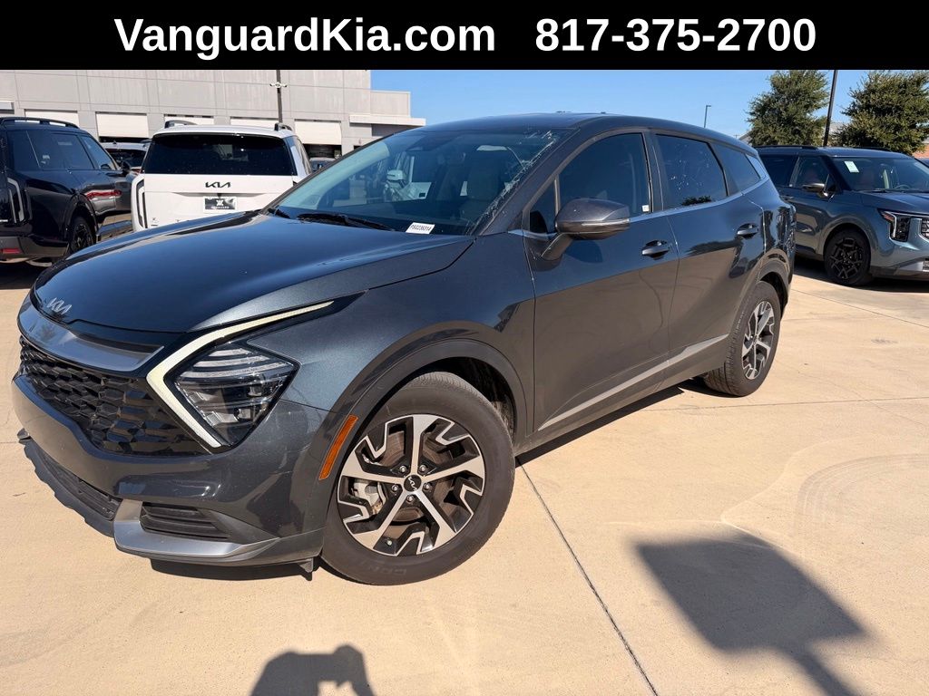 Gravity Gray 2025 Kia Sportage SUV / Crossover Front-Wheel Drive 8-Speed Automatic