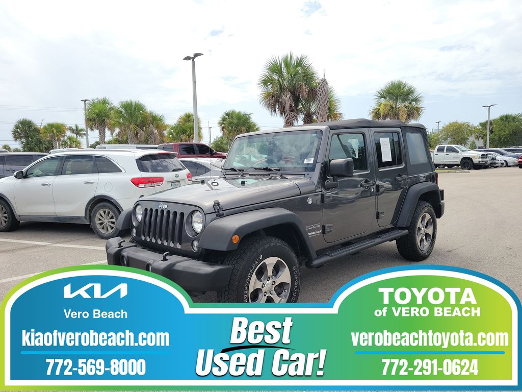 Gray (Granite Crystal Metallic Clearcoat) 2017 Jeep Wrangler SUV / Crossover Four-Wheel Drive 6-Speed Manual