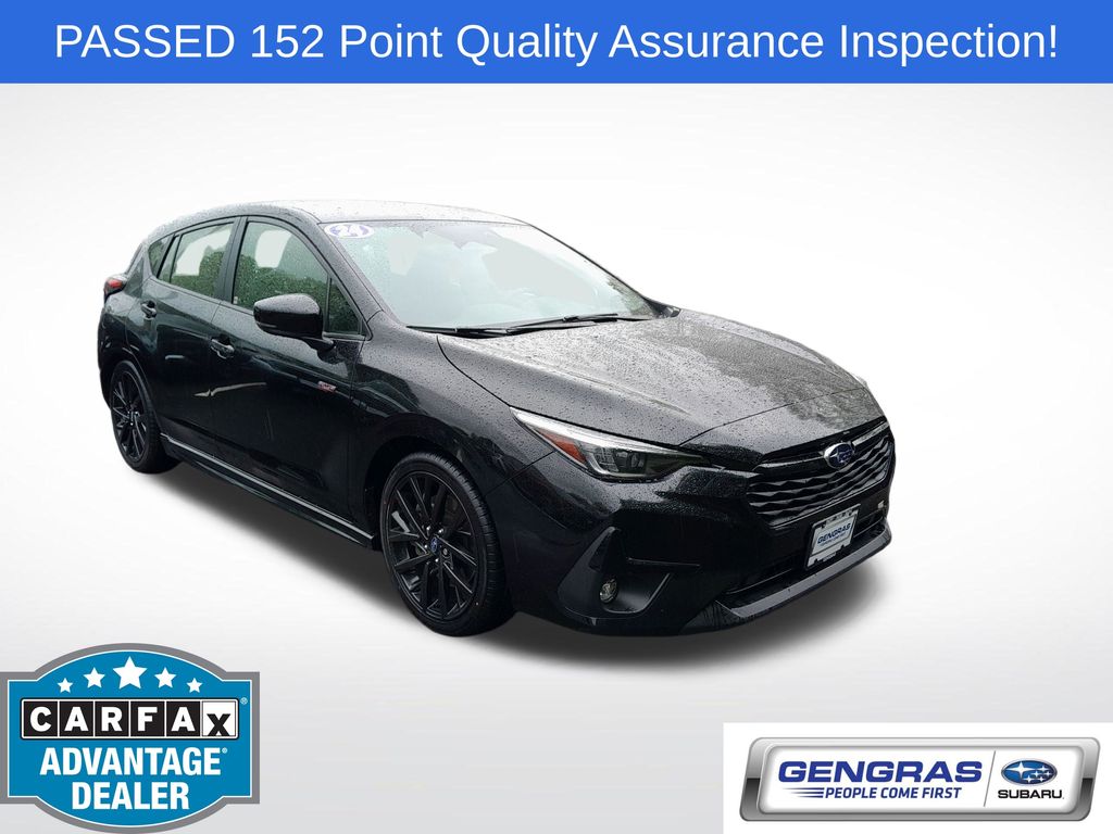 Crystal Black Silica 2024 Subaru Impreza Wagon All-Wheel Drive Continuously Variable Transmission