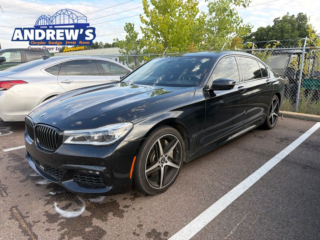 Black Sapphire Metallic 2018 BMW 7 Series Sedan All-Wheel Drive 8-Speed Automatic