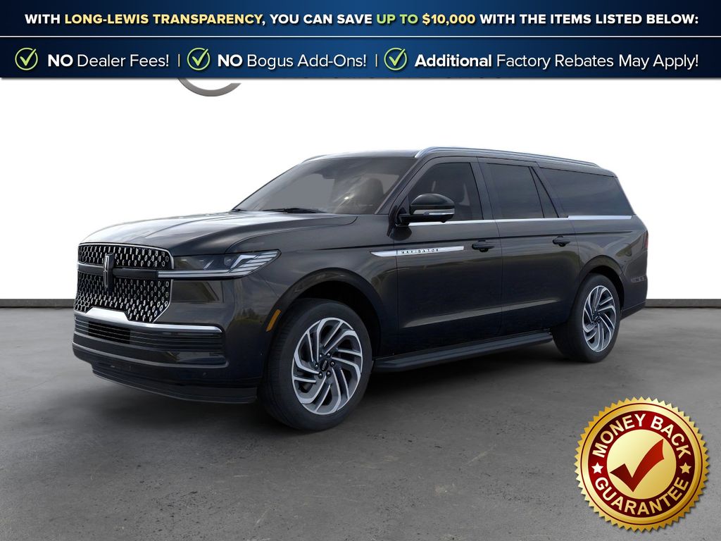 Infinite Black Metallic Clearcoat 2026 Lincoln Navigator SUV / Crossover Four-Wheel Drive Automatic