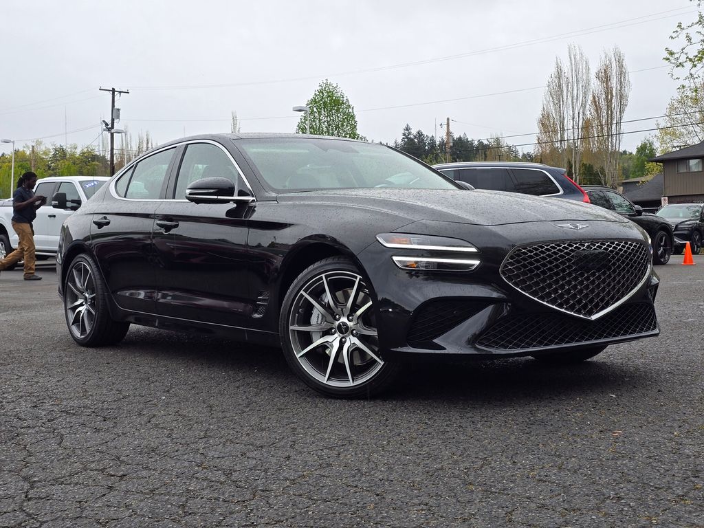 Vik Black 2026 Genesis G70 2.5T Prestige AWD Sedan All-Wheel Drive 8-Speed Automatic