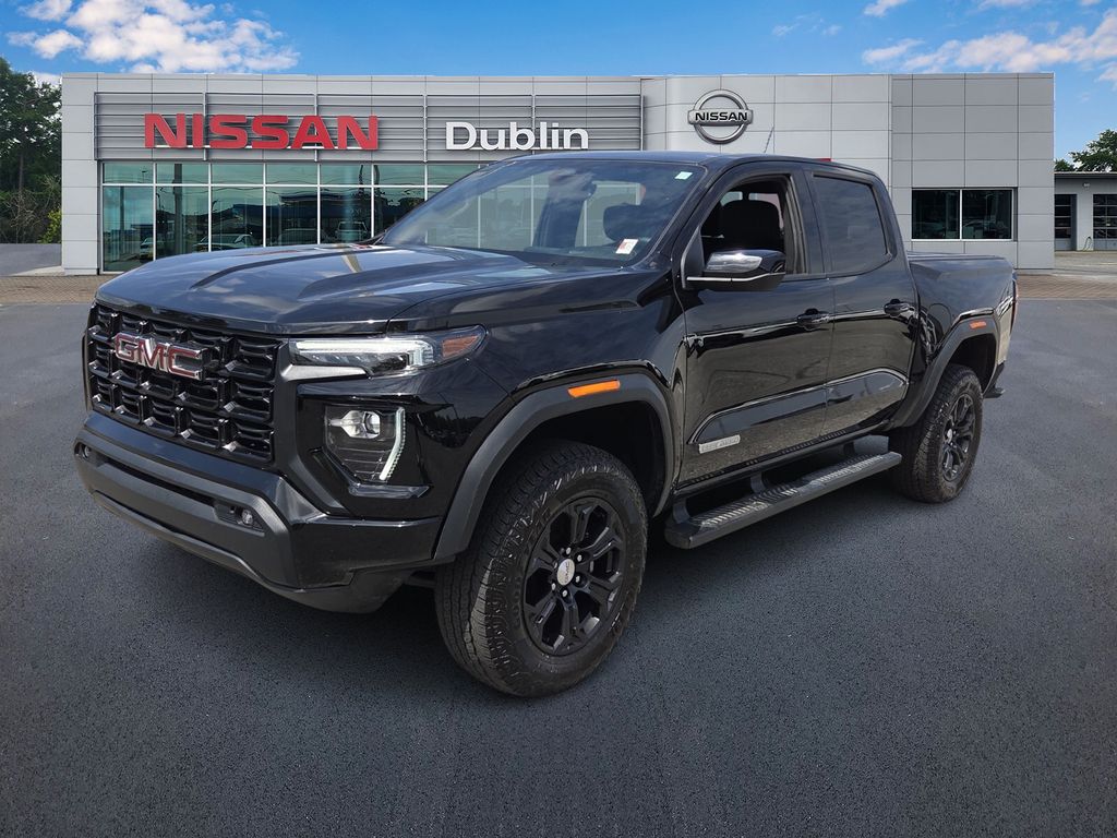 Onyx Black 2023 GMC Canyon Elevation Crew Cab RWD Pickup Truck 4X2 8-Speed Automatic