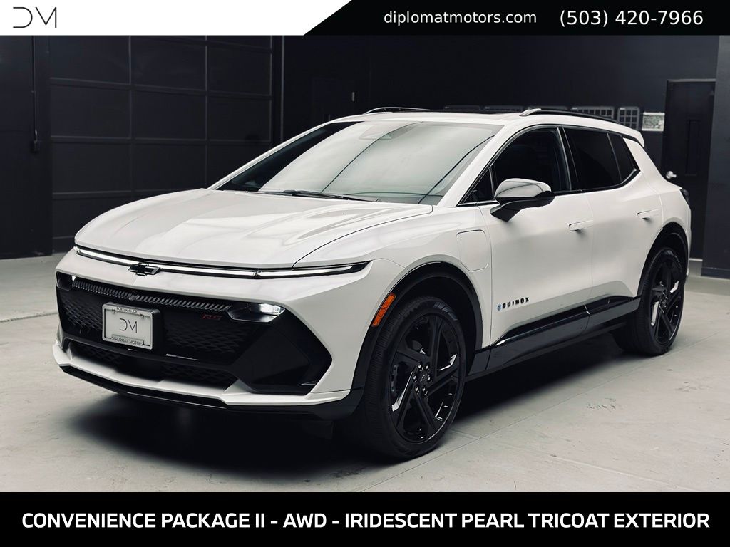 White (Iridescent Pearl Tricoat) 2025 Chevrolet Equinox EV SUV / Crossover All-Wheel Drive 1-Speed Automatic