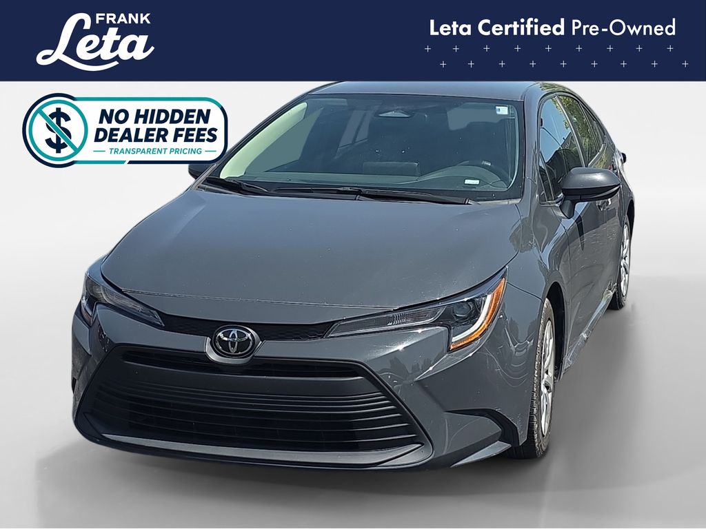 Underground 2024 Toyota Corolla Sedan Front-Wheel Drive Continuously Variable Transmission