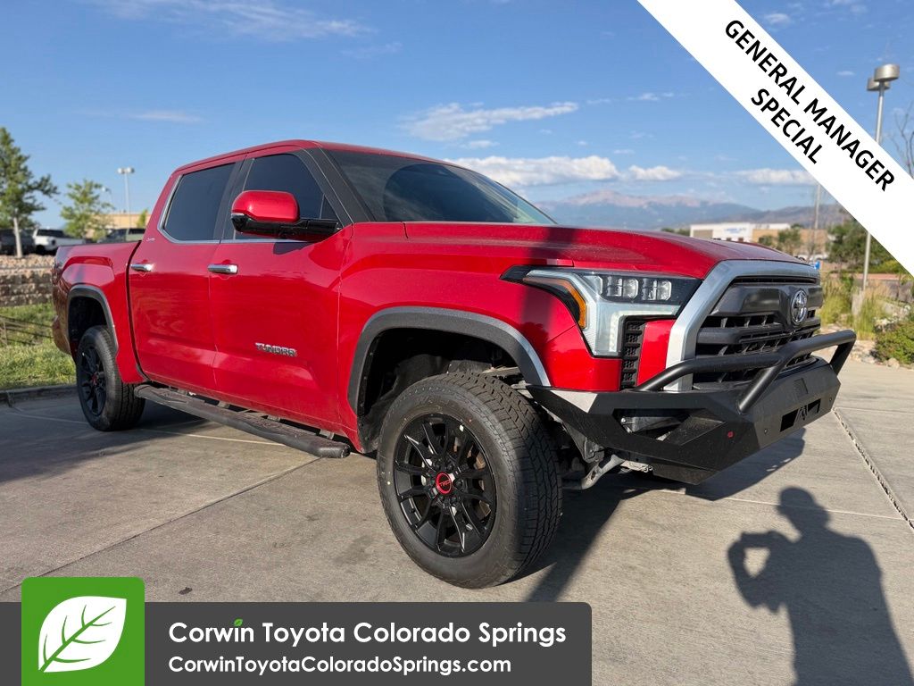 Supersonic Red 2024 Toyota Tundra Pickup Truck Four-Wheel Drive Automatic