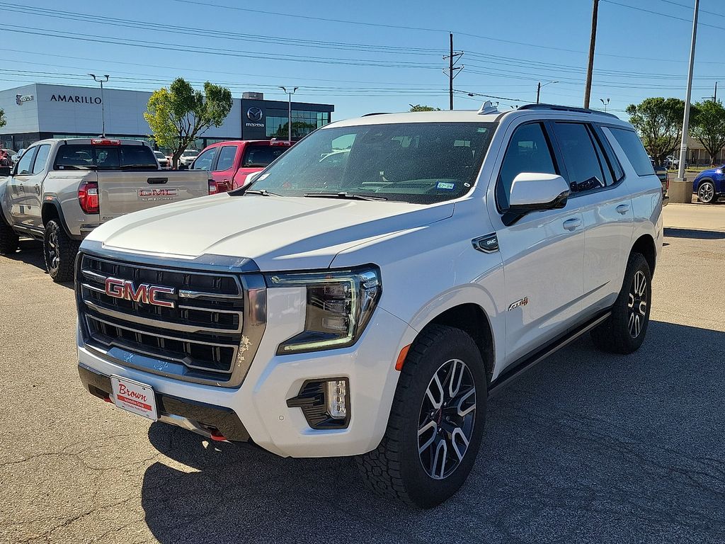 2023 GMC Yukon AT4 White at Brown Buick GMC