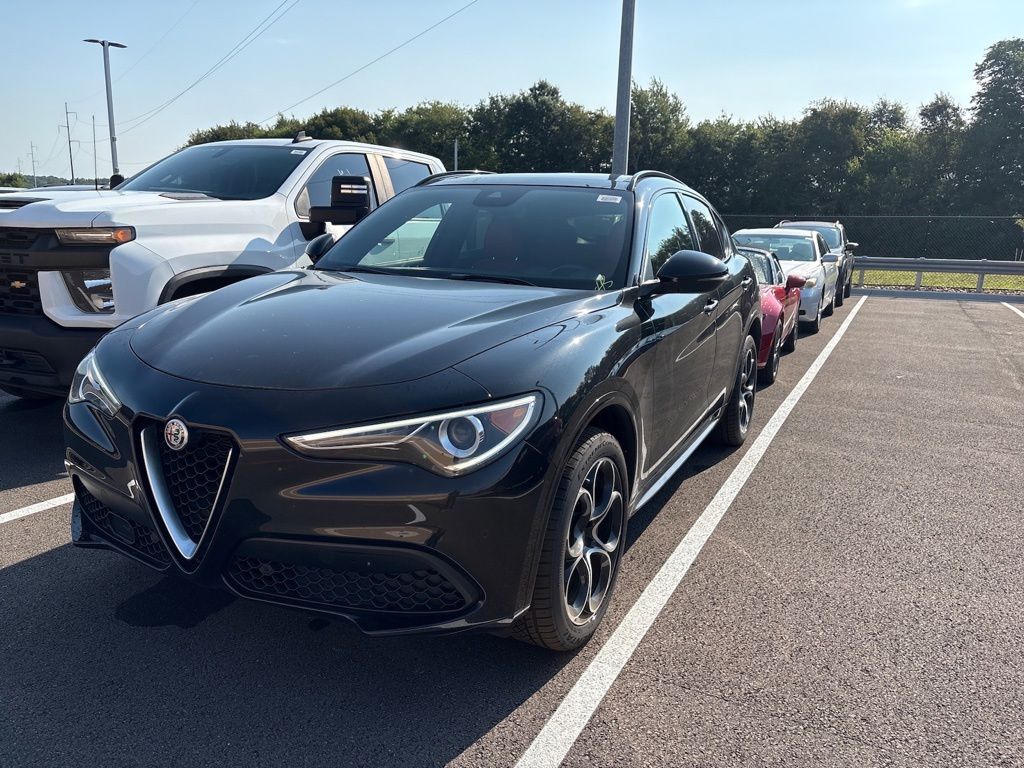 Vulcano Black Metallic 2020 Alfa Romeo Stelvio SUV / Crossover All-Wheel Drive 8-Speed Automatic