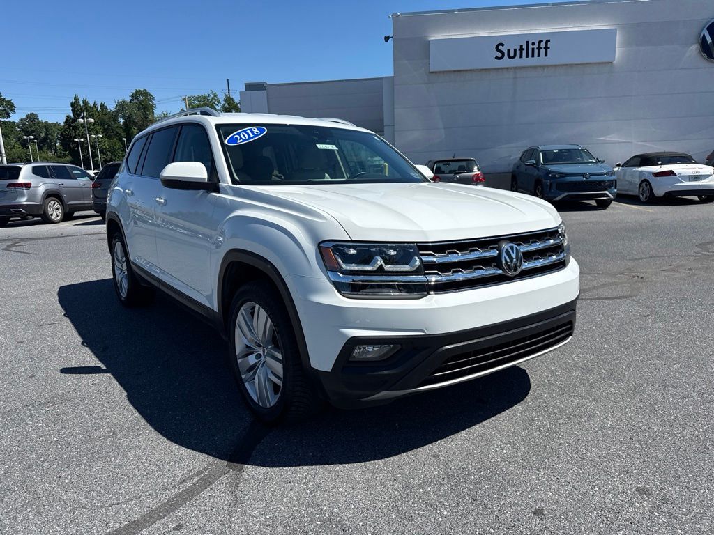 2019 Volkswagen Atlas 3.6L V6 SE White at Carlisle Cadillac Buick GMC