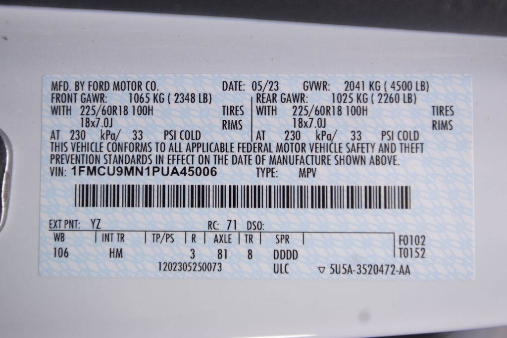 used 2023 Ford Escape car, priced at $20,200