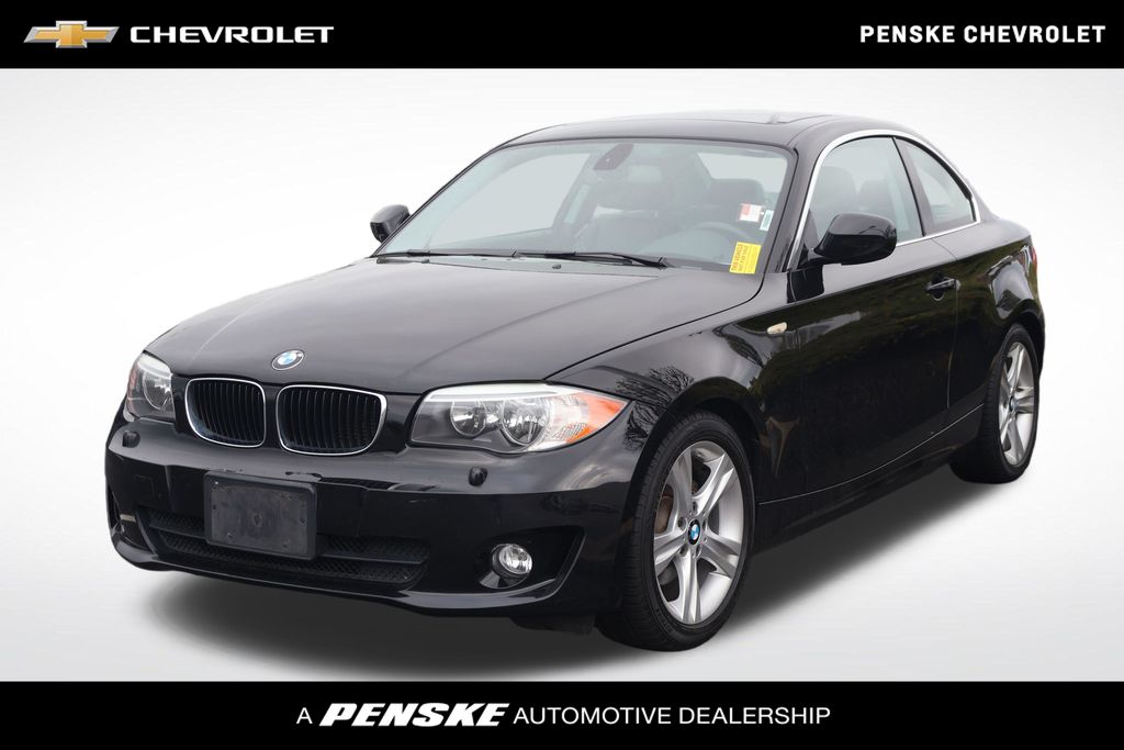Jet Black 2013 BMW 1 Series 128i Coupe RWD Coupe Rear-Wheel Drive 6-Speed Automatic