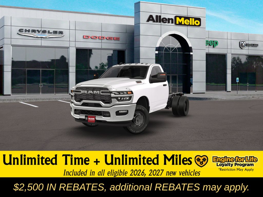 2026 RAM 3500 Chassis Blanco (Bright White Clearcoat) Camioneta Todo terreno 8 velocidades Automática