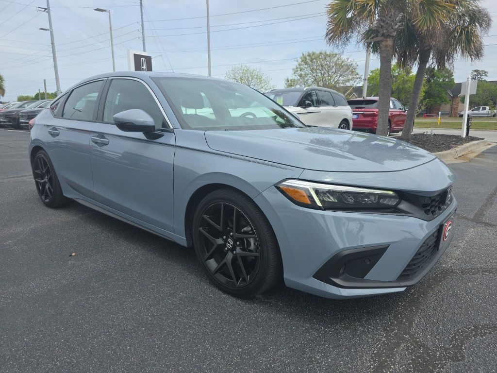 Sonic Gray Pearl 2024 Honda Civic Hatchback Sport Touring FWD Hatchback Front-Wheel Drive Continuously Variable Transmission