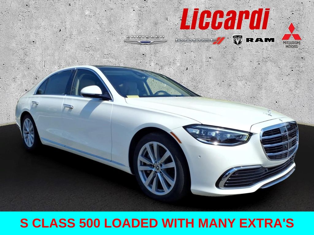 MANUFAKTUR Diamond White 2022 Mercedes-Benz S-Class Sedan All-Wheel Drive 9-Speed Automatic