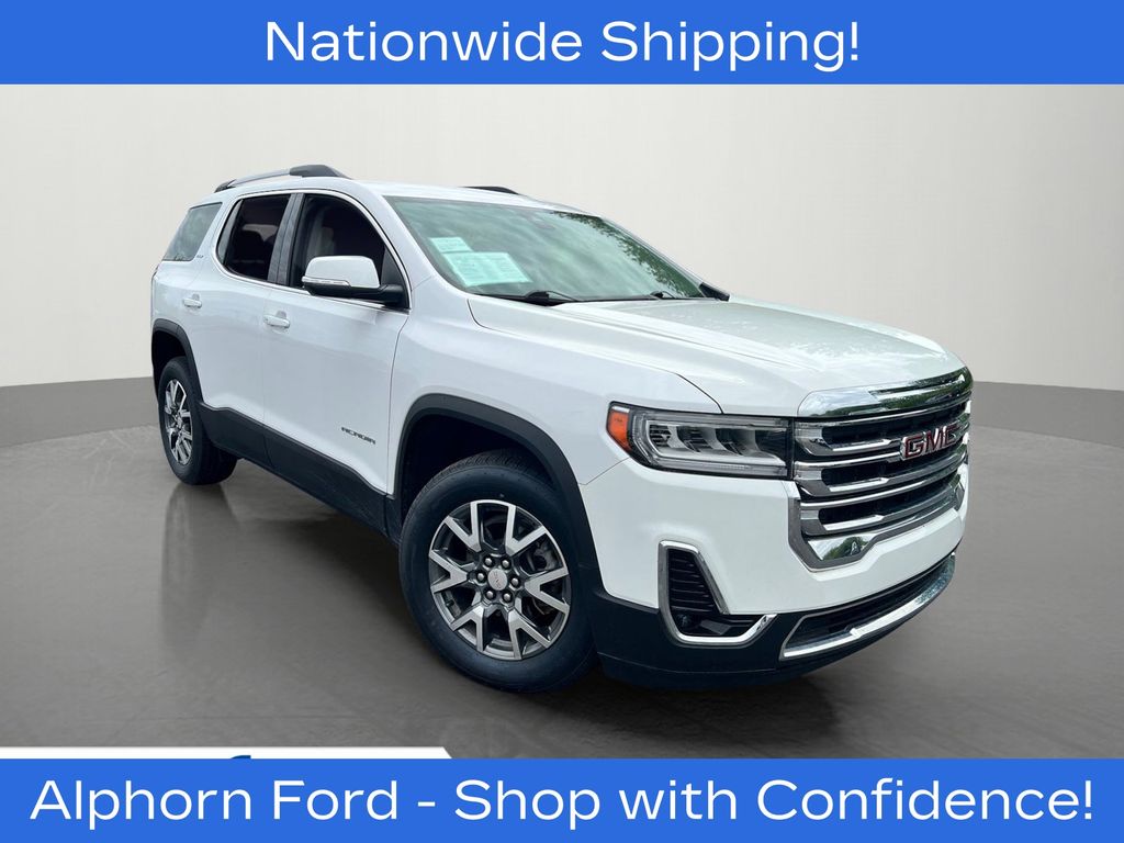 Summit White 2023 GMC Acadia SUV / Crossover Four-Wheel Drive 9-Speed Automatic