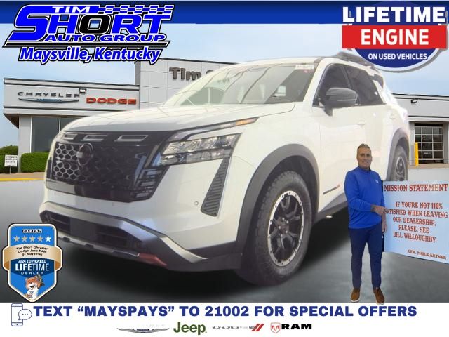 White Pearl 2026 Nissan Pathfinder SUV / Crossover All-Wheel Drive 9-Speed Automatic