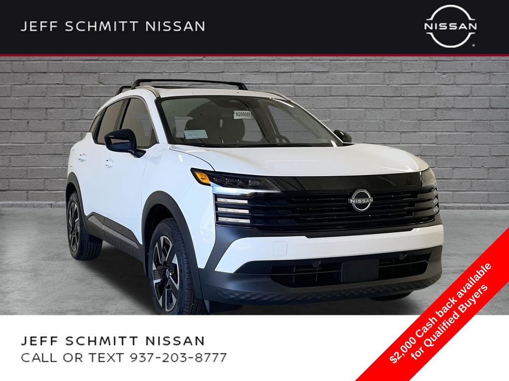 White (Fresh Powder) 2026 Nissan Kicks SUV / Crossover All-Wheel Drive Continuously Variable Transmission