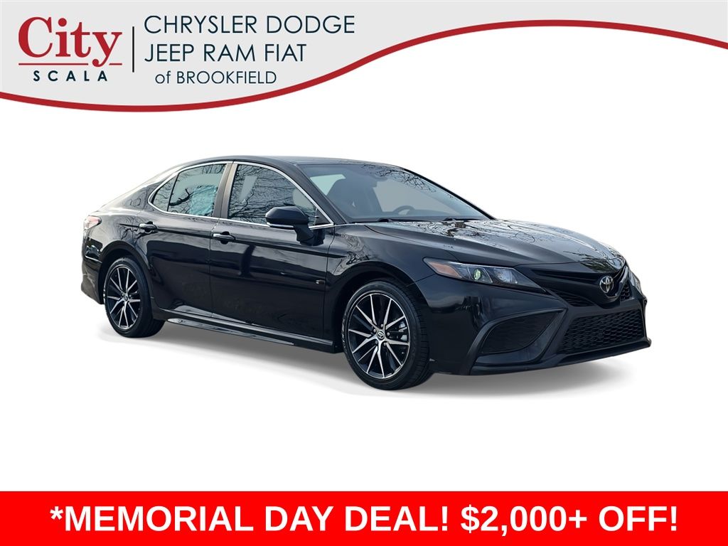 Midnight Black Metallic 2023 Toyota Camry SE FWD Sedan Front-Wheel Drive 8-Speed Automatic
