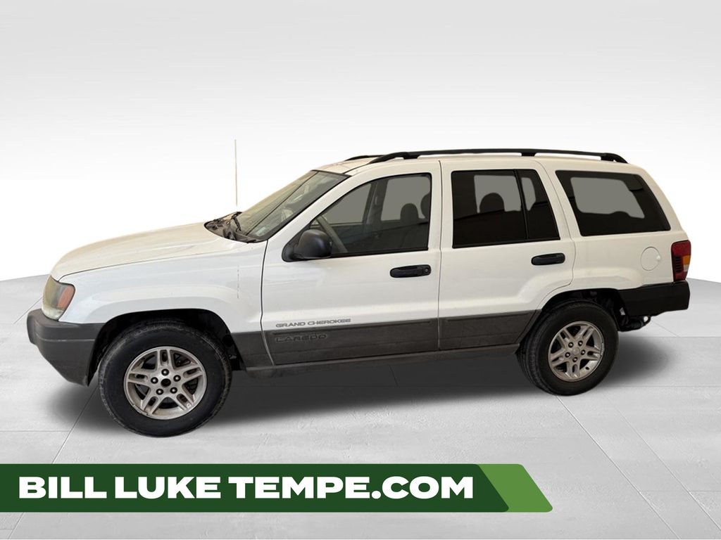 Stone White 2004 Jeep Grand Cherokee SUV / Crossover Rear-Wheel Drive 4-Speed Automatic