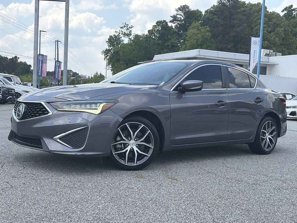 Lunar Silver Metallic 2021 Acura ILX FWD with Premium Package Sedan Front-Wheel Drive 8-Speed Dual Clutch