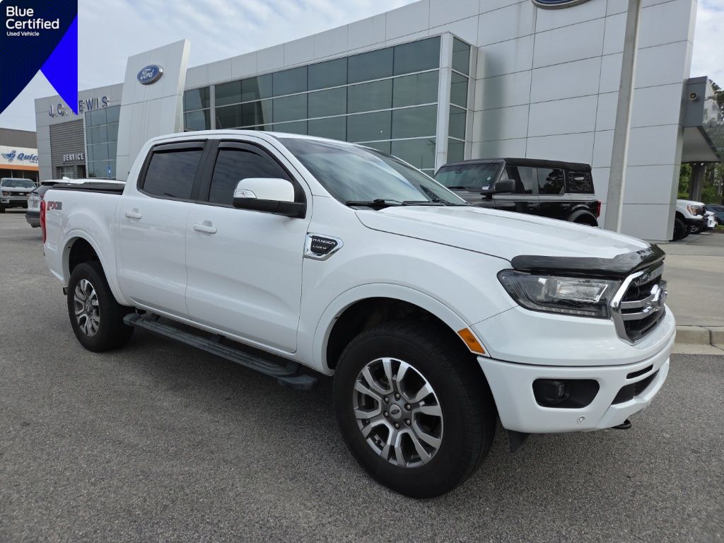 Oxford White 2021 Ford Ranger Lariat SuperCrew RWD Pickup Truck 4X2 Automatic