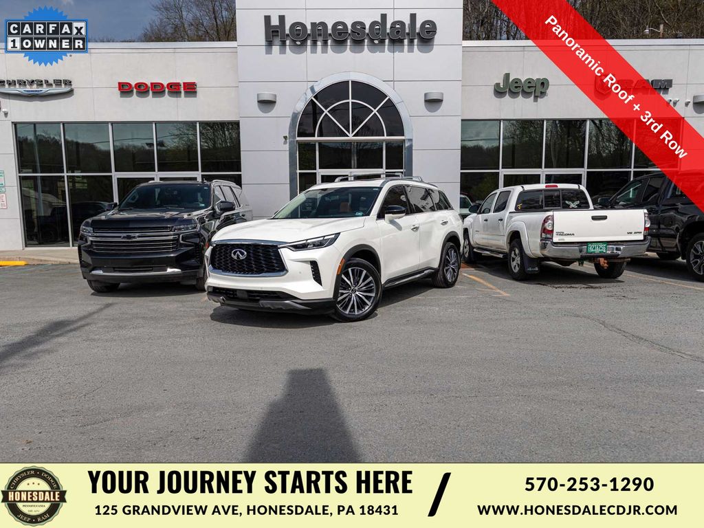 Majestic White 2025 INFINITI QX60 SUV / Crossover All-Wheel Drive 9-Speed Automatic