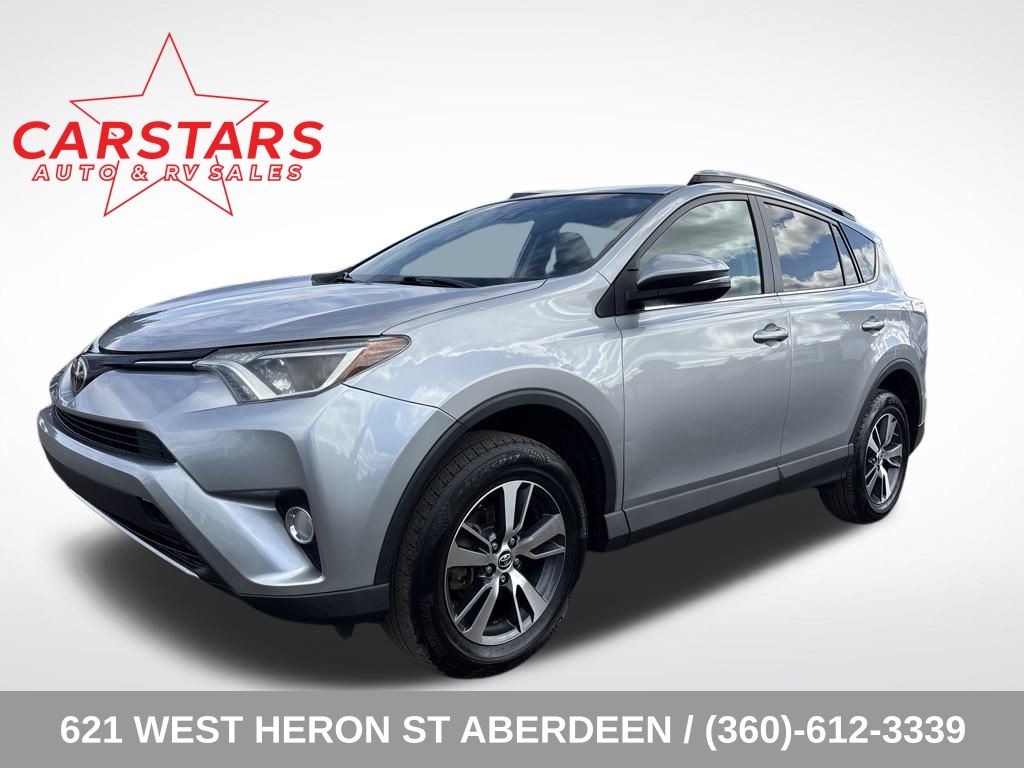 2018 Silver Sky Metallic Toyota RAV4 XLE AWD SUV