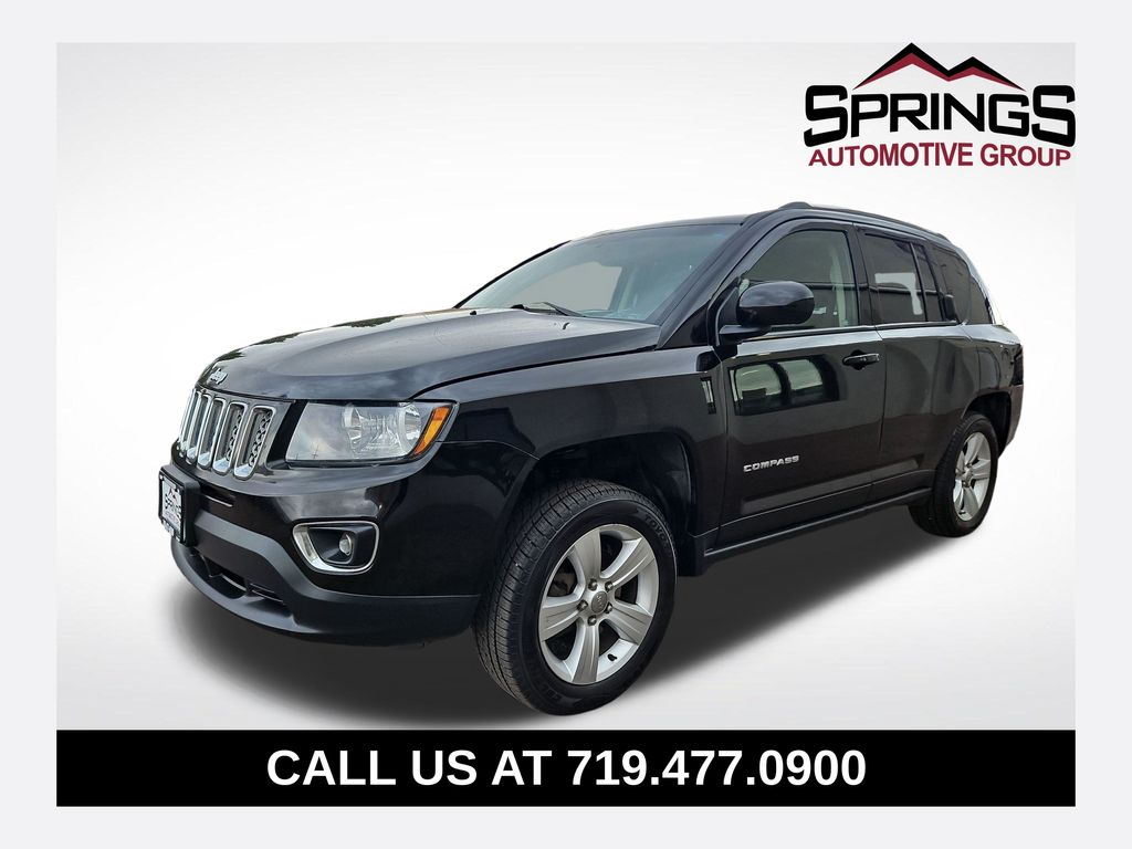 Black Clearcoat 2015 Jeep Compass Latitude 4WD SUV / Crossover Four-Wheel Drive 6-Speed Automatic