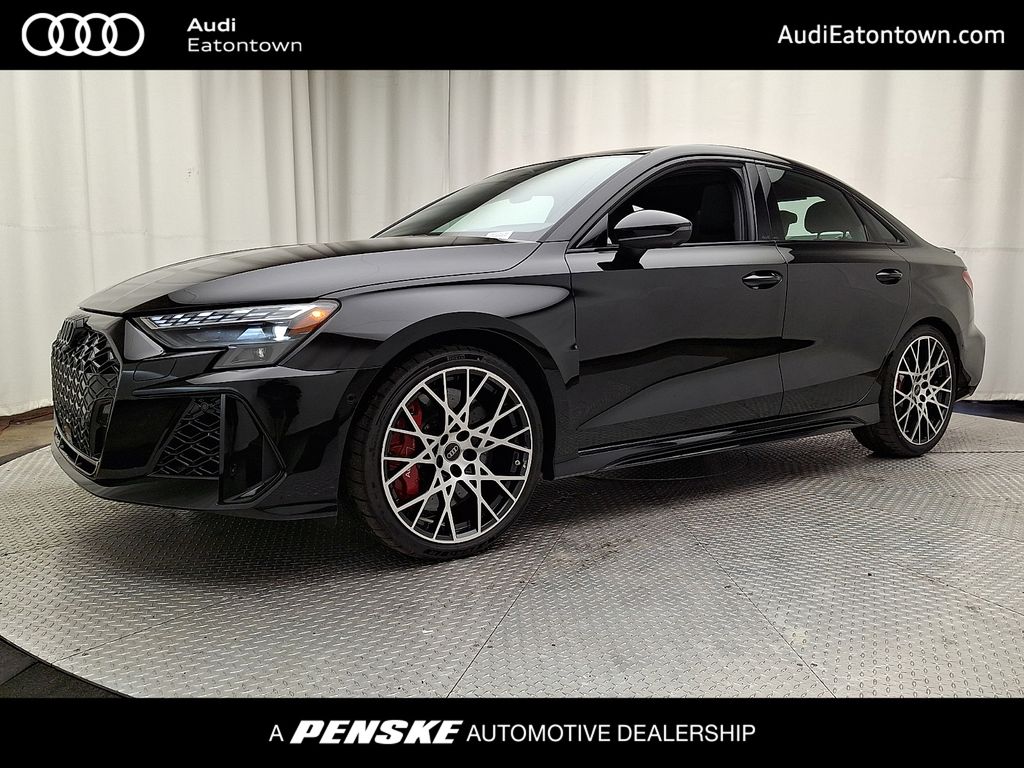Mythos Black Metallic 2026 Audi RS 3 Sedan All-Wheel Drive 7-Speed Automatic