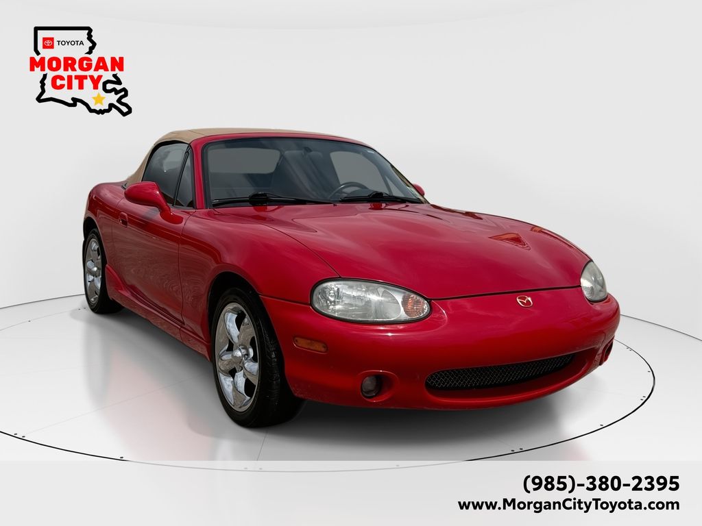 Classic Red 1999 Mazda MX-5 Miata Base Convertible Rear-Wheel Drive 4-Speed Automatic
